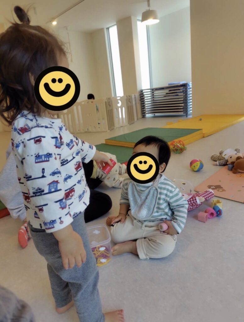 天王寺の保育園の様子(2026年4月7日）